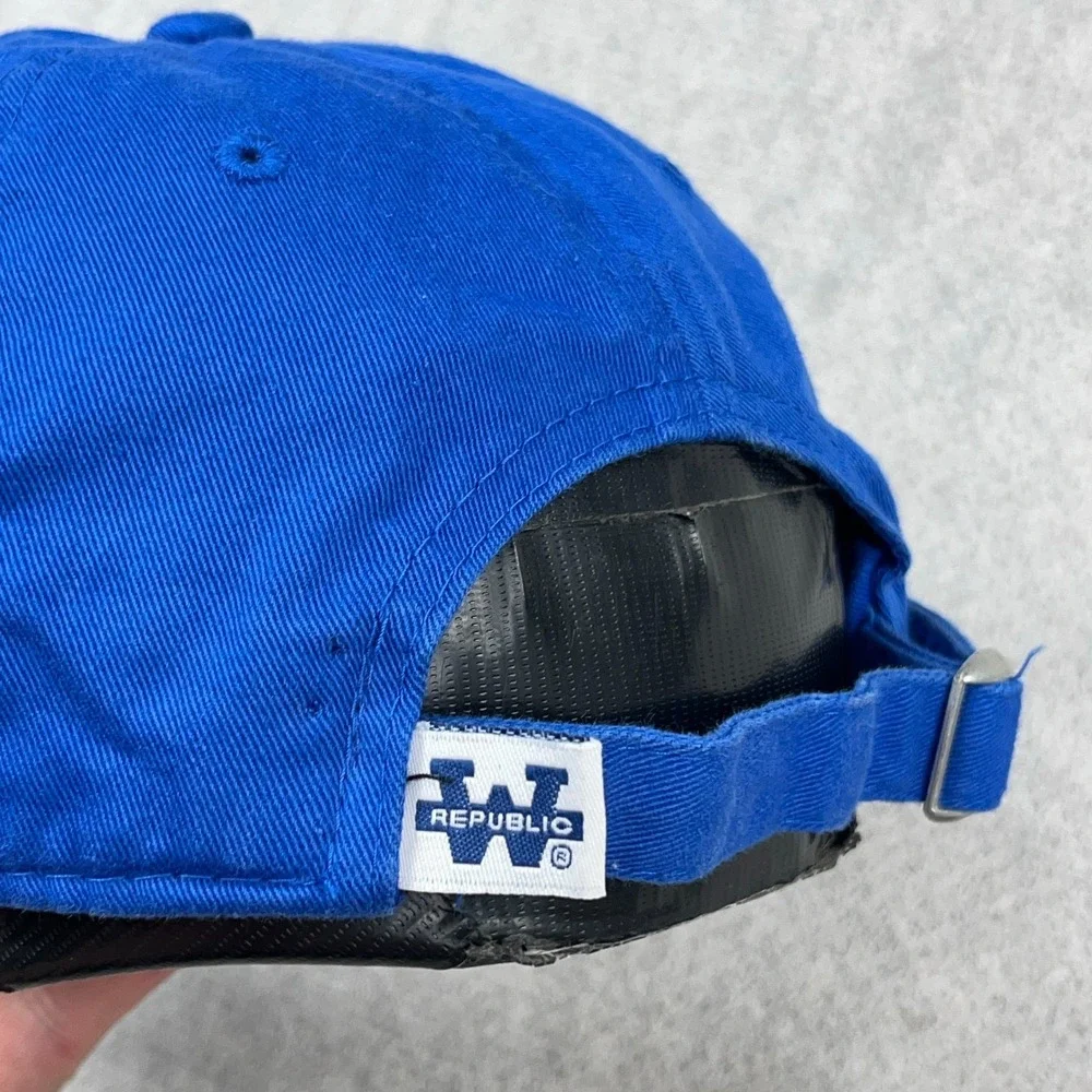DePaul Blue Demons Hat Cap Strap Back Blue Adjustable Dad NCAA Collage Adult